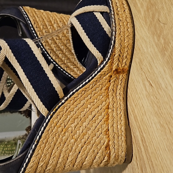 TORY BURCH FRIEDA Espadrille Wedges item #40425 - Picture 7 of 10